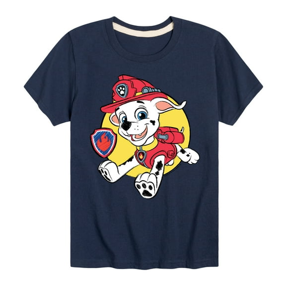 Paw Patrol - Marshall Sketch - Toddler & Youth Short Sleeve Graphic T-Shirt