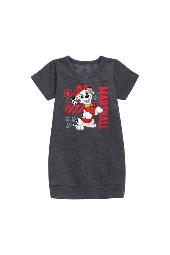 - Marshall Vertical - Toddler & Youth Girls Fleece Dress