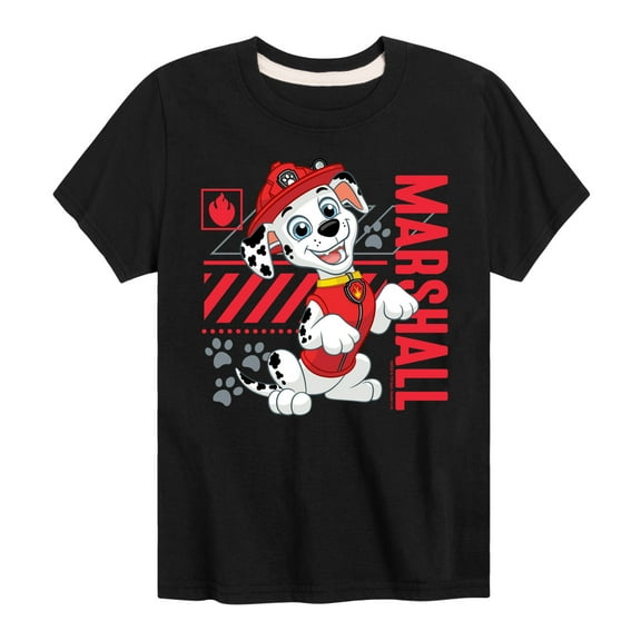 Paw Patrol - Marshall Vertical - Toddler & Youth Short Sleeve Graphic T-Shirt