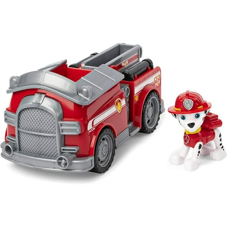 Paw Patrol, Marshall’s Fire Engine Vehicle with Collectible Figure, for Kids Aged 3 and Up