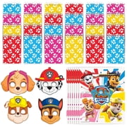 Paw Patrol Masks Loot Bags & Mini Notebooks Party Favors Set