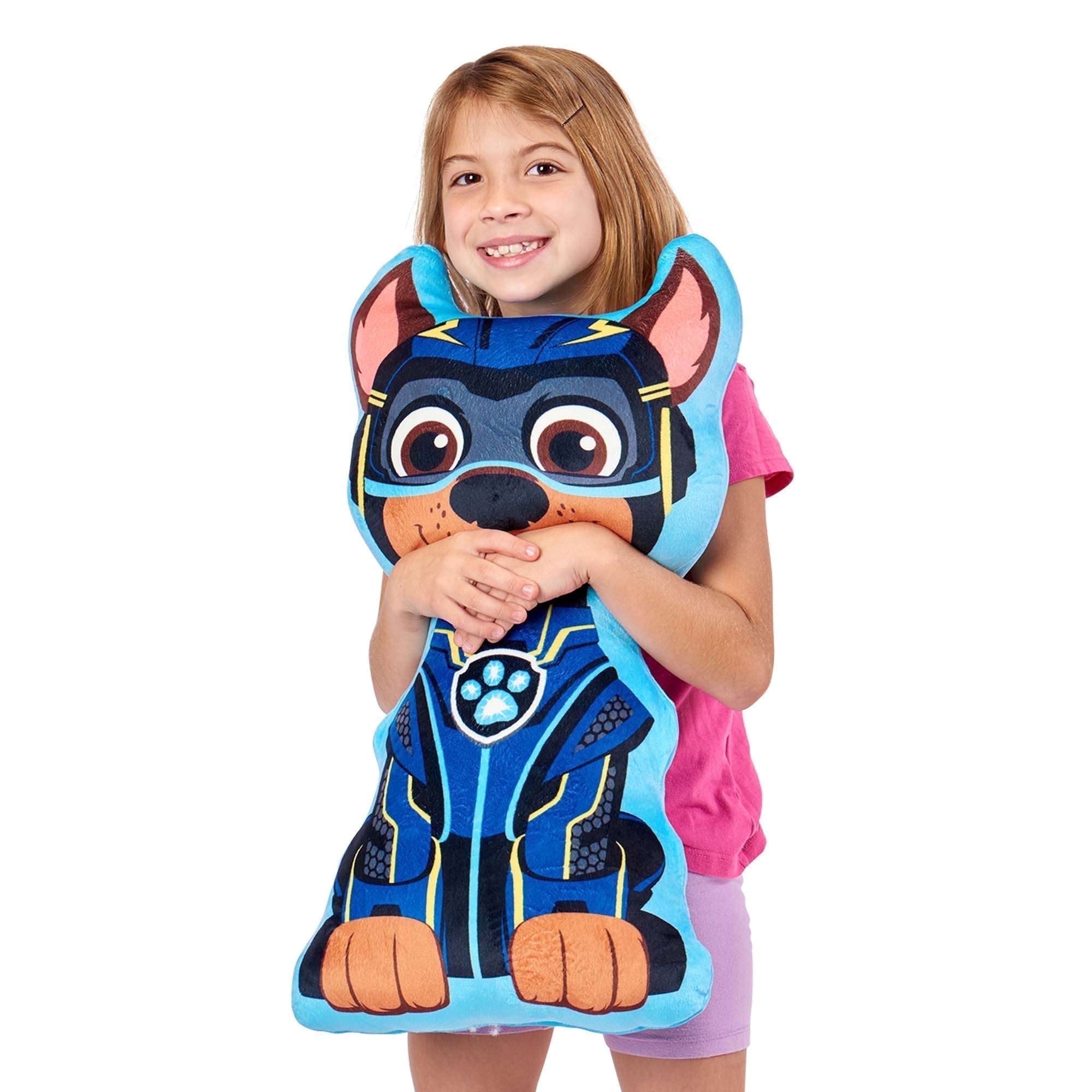 Paw Patrol Mighty Chase Cloud Pal Pillow, 23x12 inches – Ultra Soft Plush Entertainment Character Pillow for Kids