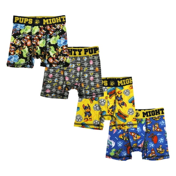 Paw Patrol Mighty Pups 4pkYouth Boys Boxer Briefs-12