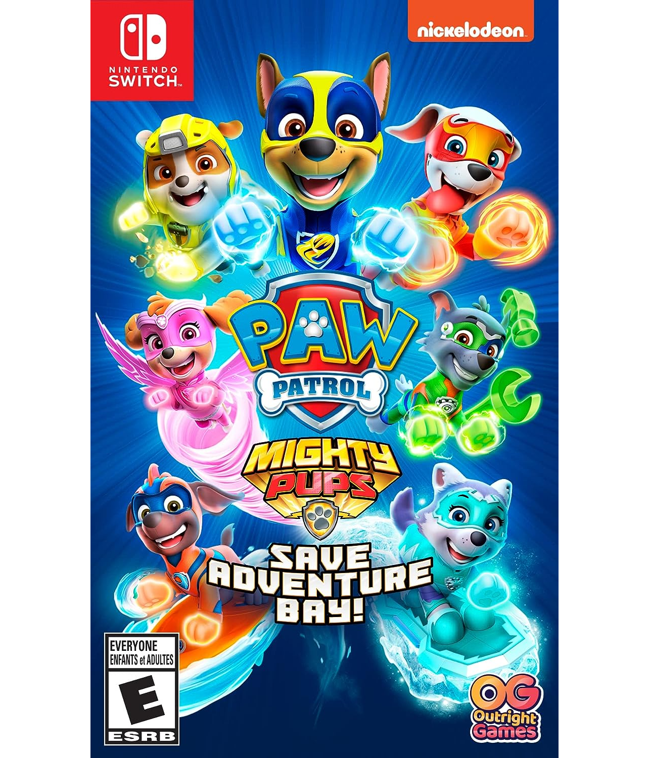 OUTRIGHT GAMES Paw Patrol Mighty Pups Save Adventure Bay, (Hardcover)