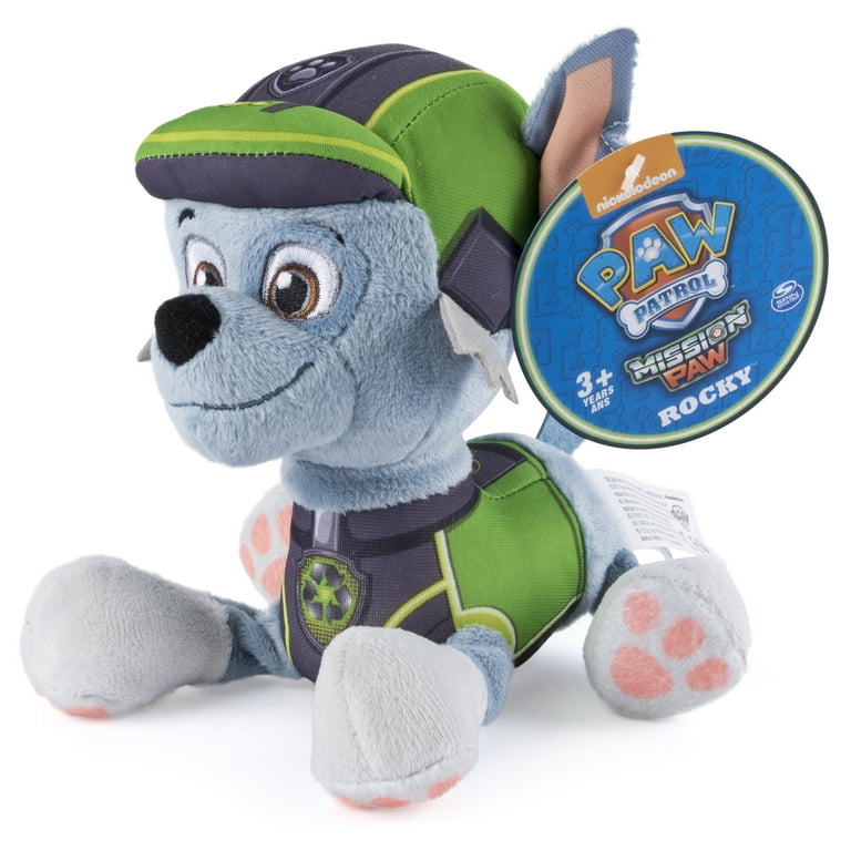 Paw Patrol - Mission Paw - 8” Plush - Rocky - Walmart.com