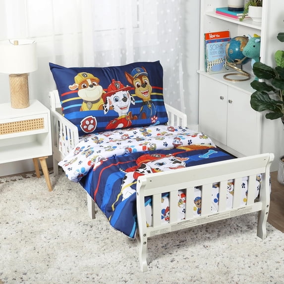 Paw Patrol Multicolor Toddler 3-Pcs Bedding Sheet Set for Kids ...