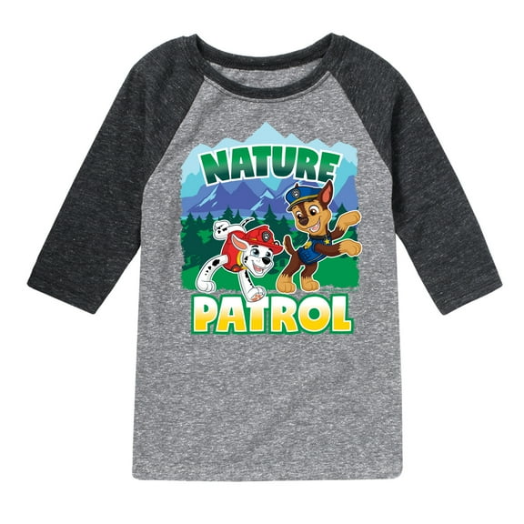 Paw Patrol - Nature Patrol - Toddler And Youth Raglan Graphic T-Shirt