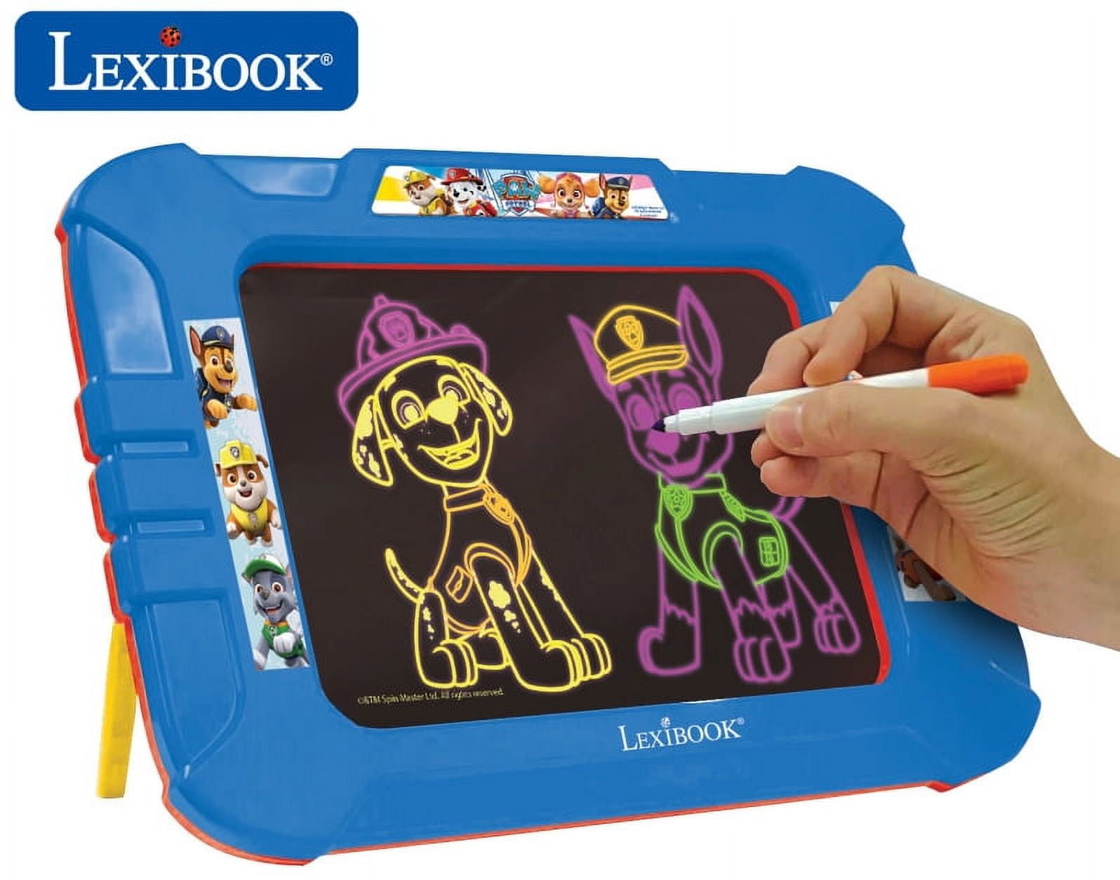 Paw Patrol Art Set Kit: Neon Luminous Drawing Board with Coloring ...