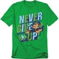 thumbnail image 1 of Paw Patrol T-Shirt Never Give Up Unisex Graphic Tee For Men & Women, 1 of 7