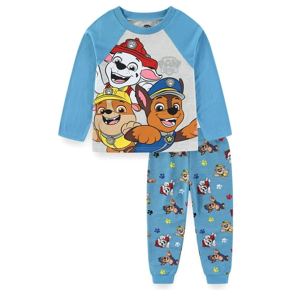 Paw Patrol Nickelodeon Long Sleeve Shirt and French Terry Pants Set (Boys), 2 Piece Set, Sizes 2T-7