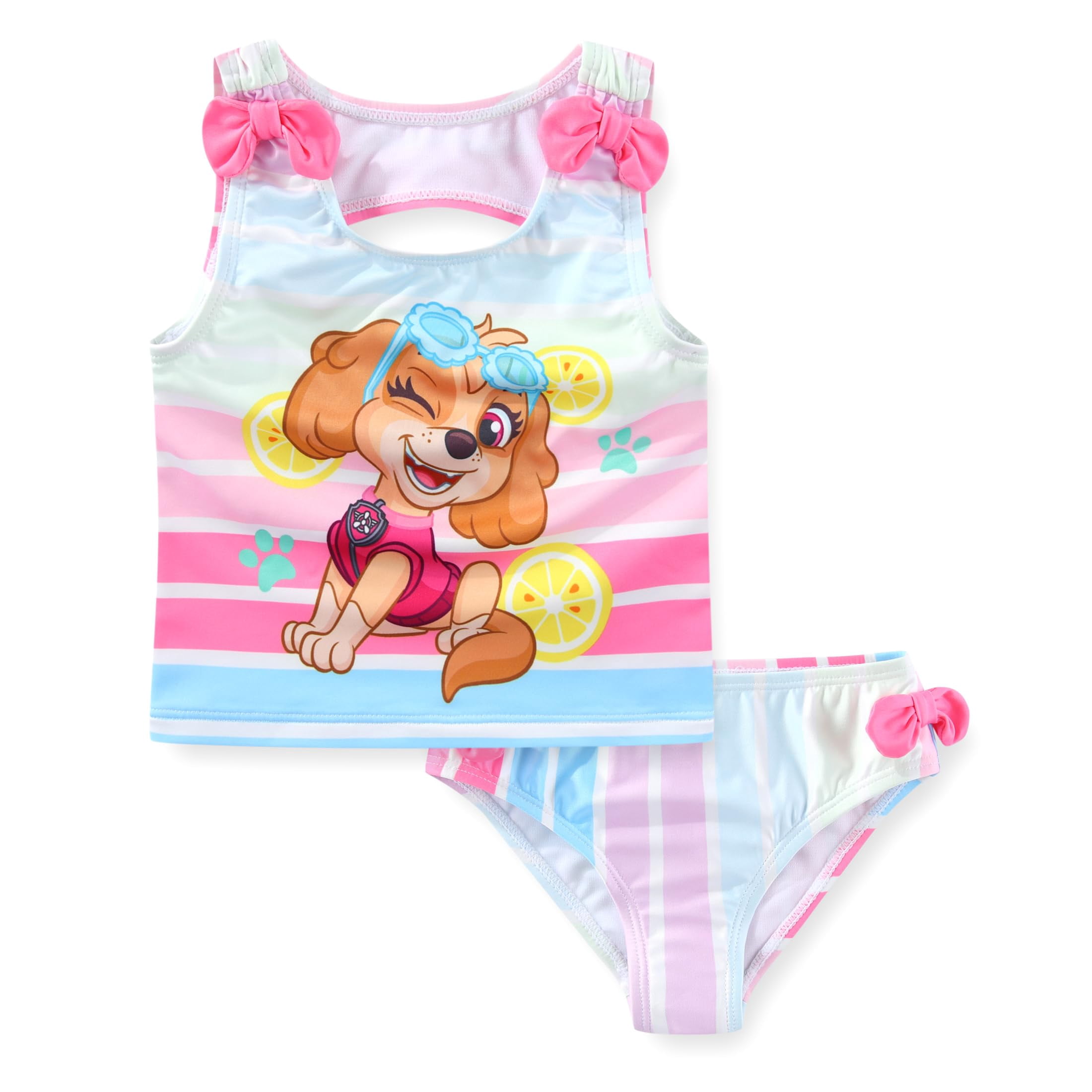 Paw Patrol Nickelodeon Skye UPF 50+ Bathing Suit Tankini and Bikini ...