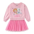 thumbnail image 1 of Paw Patrol Nickelodeon Skye and Everest Long Sleeve Tulle Dress (Girls), Sizes 2T-6X, 1 of 5