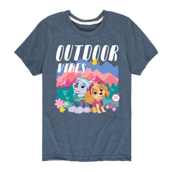 Paw Patrol - Outdoor Vibes - Toddler And Youth Short Sleeve Graphic T-Shirt