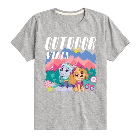Paw Patrol - Outdoor Vibes - Toddler And Youth Short Sleeve Graphic T-Shirt