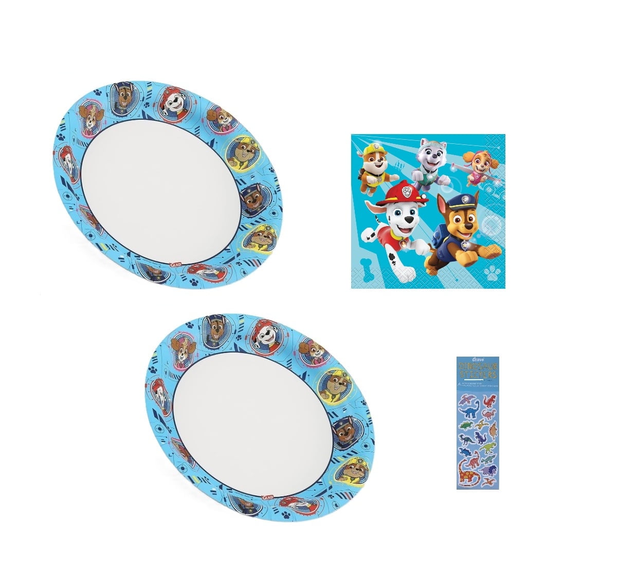Pack Vaisselle Jetable Paw Patrol 52 Pièces - Assiettes, Gobelets & Serviettes Pour Anniversaire Enfant