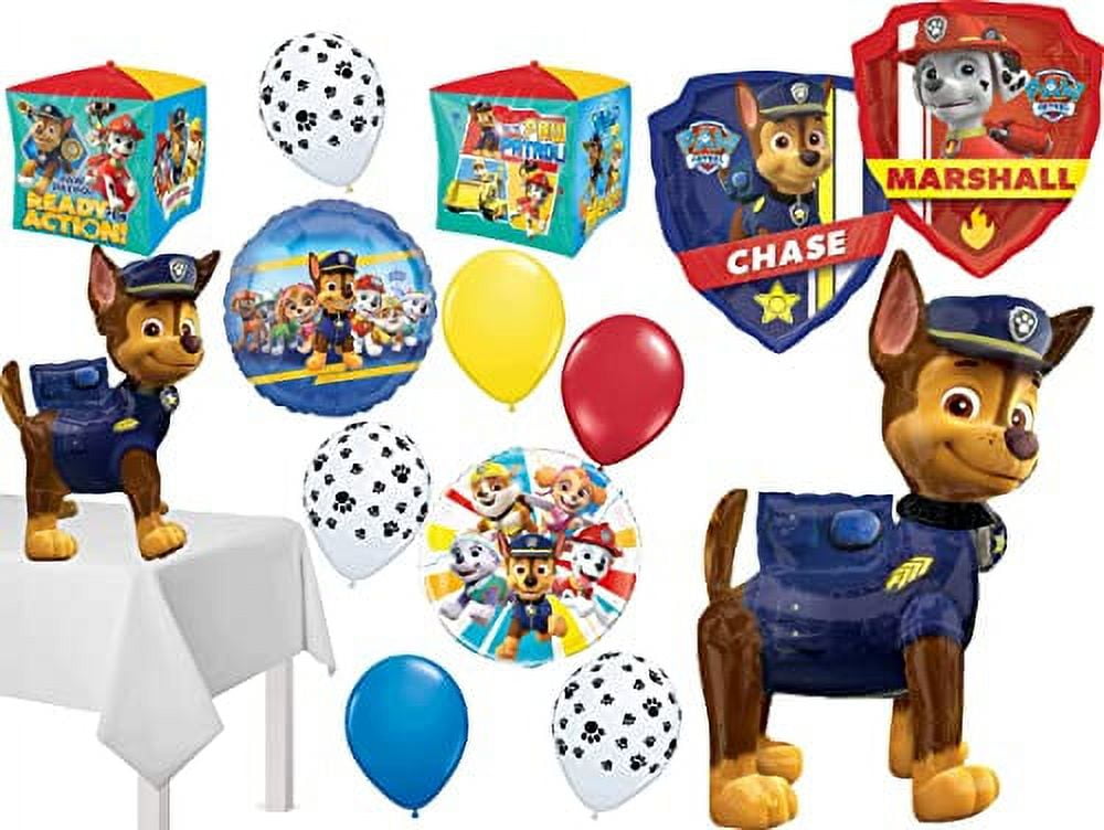 Paw Patrol Party Supplies Yelp for HELP 4th Birthday Balloon Bouquet  Decorations 