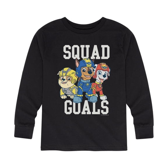 Paw Patrol - Patrol Squad - Toddler And Youth Long Sleeve Graphic T-Shirt