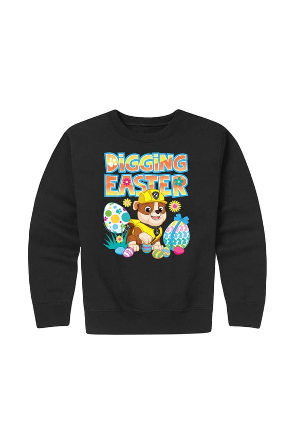 - Paw Patrol Easter - Toddler And Youth Crewneck Fleece Sweatshirt