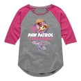 thumbnail image 1 of Paw Patrol - Paw Patrol Is On A Roll - Toddler And Youth Girls Raglan Graphic T-Shirt, 1 of 6