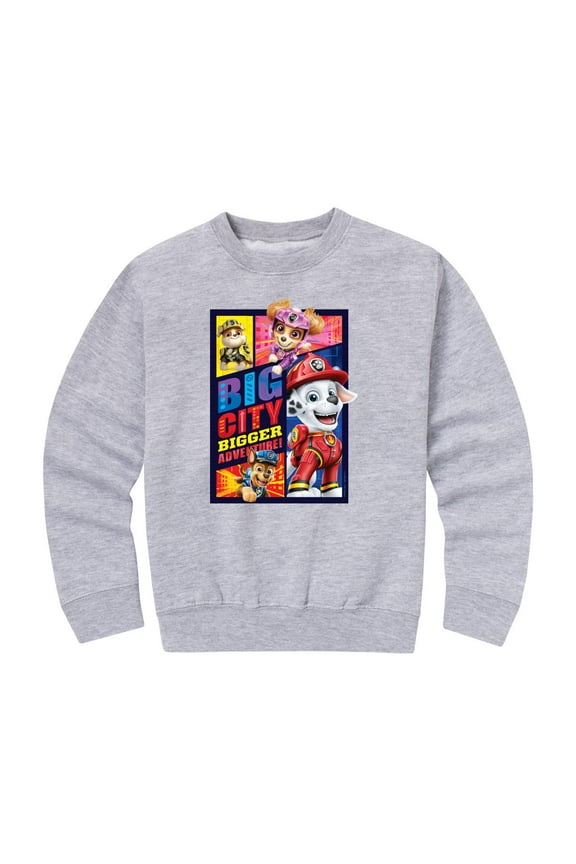 - Paw Patrol Movie - Toddler And Youth Crewneck Fleece Sweatshirt