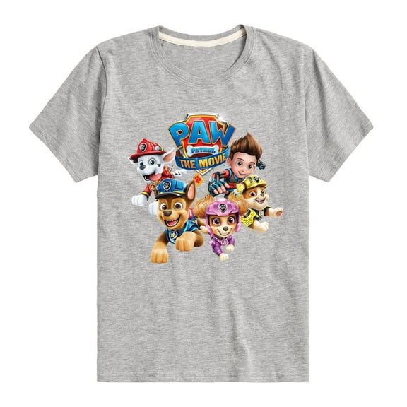 Paw Patrol - Paw Patrol Movie - Toddler And Youth Short Sleeve Graphic T-Shirt