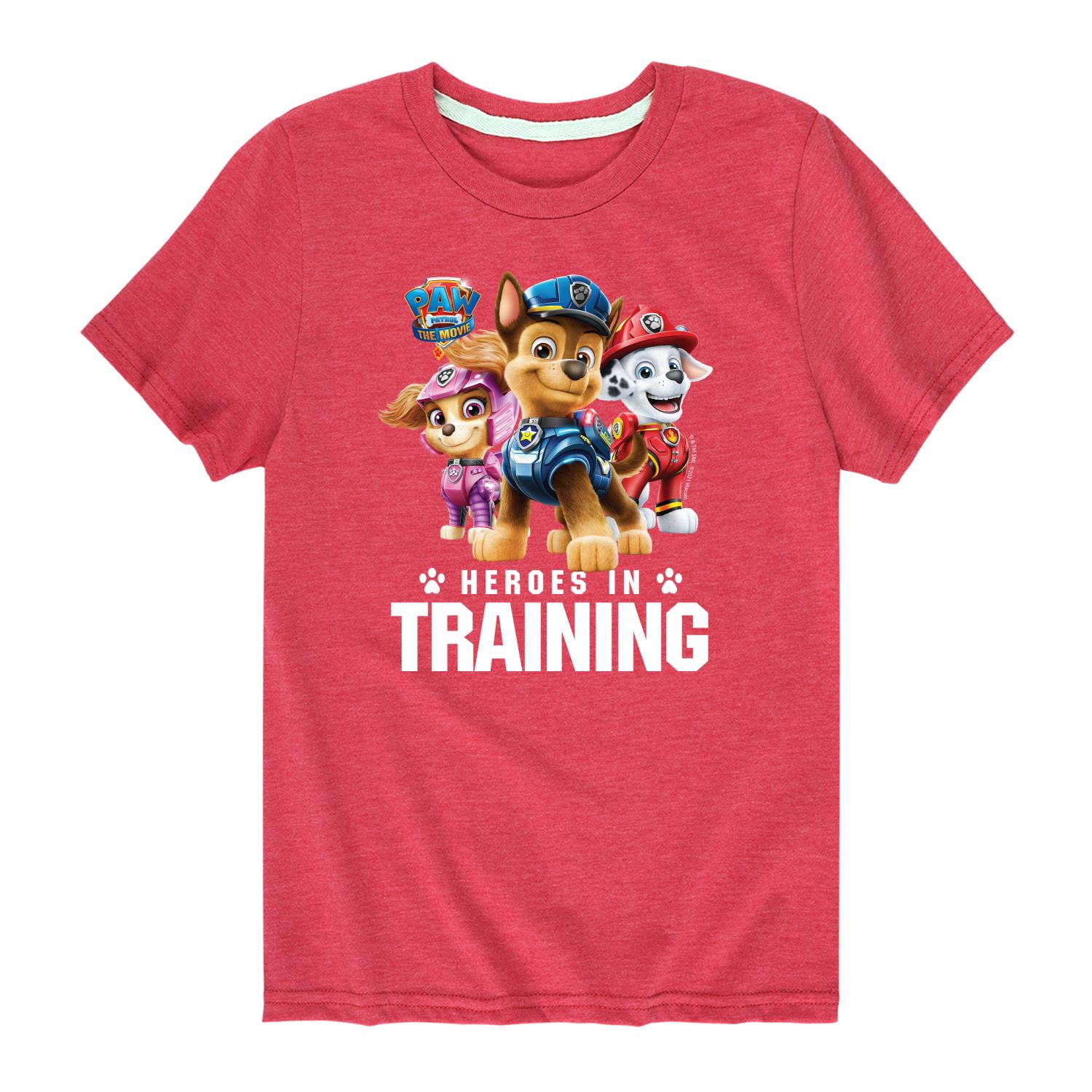 - Patrol Short Graphic - Movie Paw T- Sleeve Patrol Paw Shirt Youth Toddler And