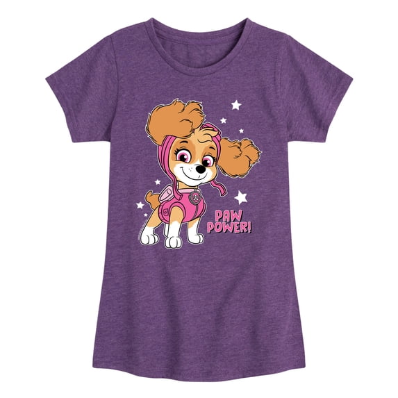 Paw Patrol - Paw Power - Youth Girls Fitted Short Sleeve T-Shirt