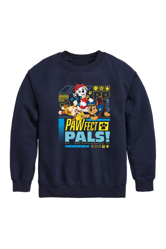 - Pawfect Pals - Toddler & Youth Crewneck Fleece Sweatshirt