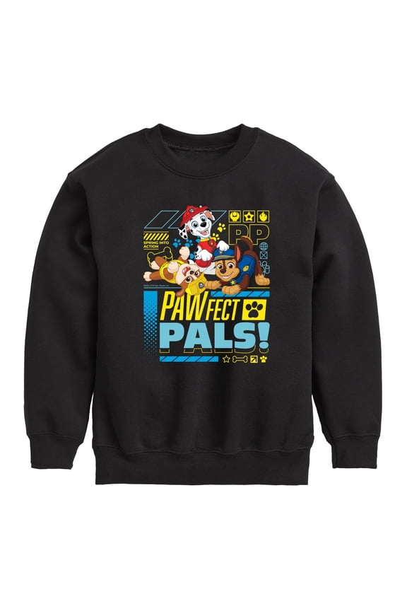 - Pawfect Pals - Toddler & Youth Crewneck Fleece Sweatshirt