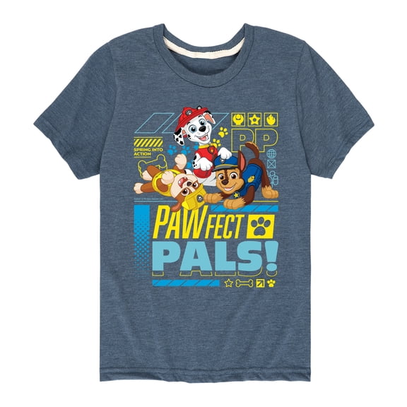 Paw Patrol - Pawfect Pals - Toddler & Youth Short Sleeve Graphic T-Shirt