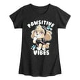 thumbnail image 1 of Paw Patrol - Pawsitive Vibes - Toddler And Youth Girls Short Sleeve Graphic T-Shirt, 1 of 6