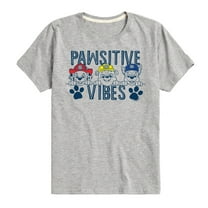 Paw Patrol - Pawsitive Vibes - Toddler And Youth Short Sleeve Graphic T-Shirt