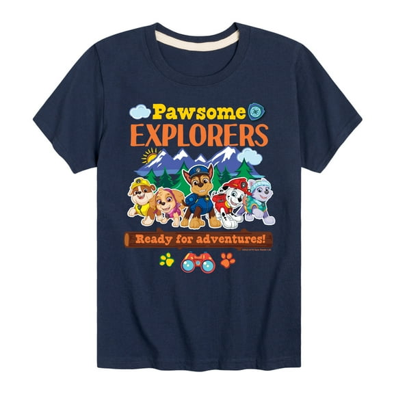 Paw Patrol - Pawsome Explorers - Toddler And Youth Short Sleeve Graphic T-Shirt