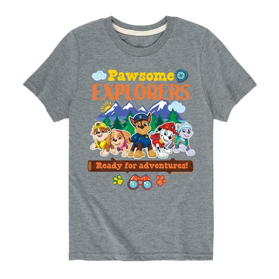 Paw Patrol - Pawsome Explorers - Toddler And Youth Short Sleeve Graphic T-Shirt