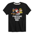thumbnail image 1 of Paw Patrol - Pawsome Mode - Toddler And Youth Short Sleeve Graphic T-Shirt, 1 of 5