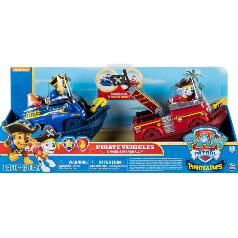 Paw Patrol Racers 3-Pack Vehicle Set, Chase, Zuma and Ryder - Walmart.com