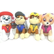Paw Patrol Plush Pup Pal 4 Pcs Character Plush Set Marshall Chase Rubble Skye 9 Plush Doll