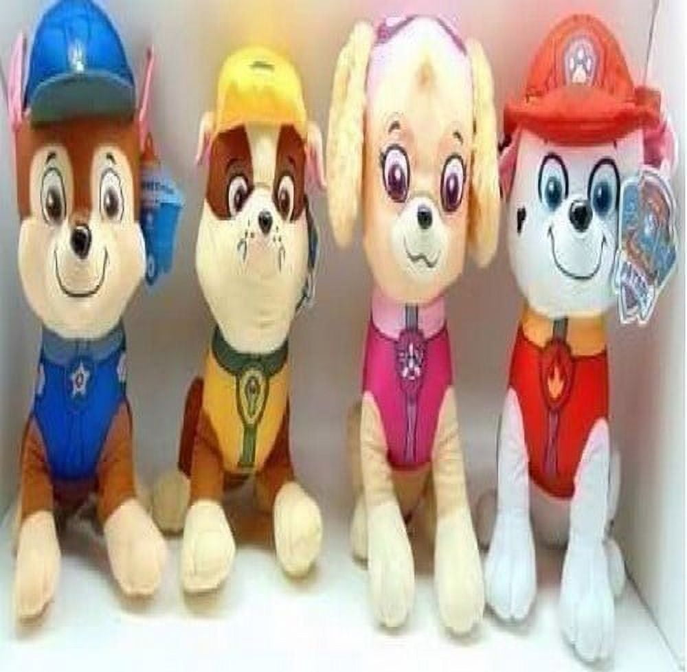 Paw Patrol Plush Pup Pal Large 13.5 Plush Doll Assorted Marshall Chase Rubble or Skye