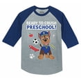 thumbnail image 1 of Paw Patrol Preschool Shirt for Boys - Official Nickelodeon Graphic Print Tee - High-Quality and Durable - Perfect for First Day of Preschool - Cool 'Just Got Cooler' Design - Blue 3T, 1 of 5