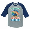 thumbnail image 1 of Paw Patrol Preschool Shirt for Boys - Official Nickelodeon Graphic Print Tee - High-Quality and Durable - Perfect for First Day of Preschool - Cool 'Just Got Cooler' Design - Blue 4T, 1 of 5