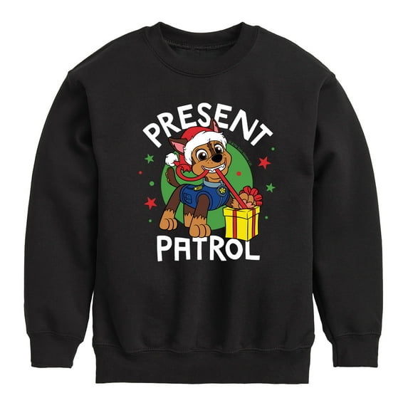 Paw Patrol - Present Patrol - Toddler And Youth Crewneck Fleece Sweatshirt