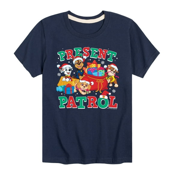 Paw Patrol - Present Patrol - Toddler And Youth Short Sleeve Graphic T-Shirt