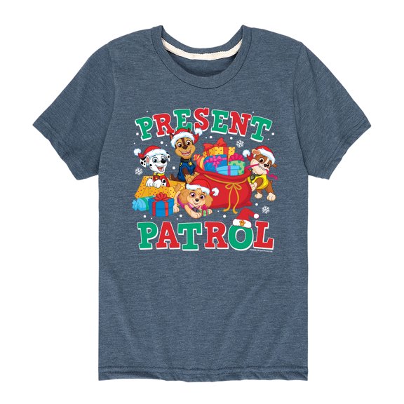 Paw Patrol - Present Patrol - Toddler And Youth Short Sleeve Graphic T-Shirt