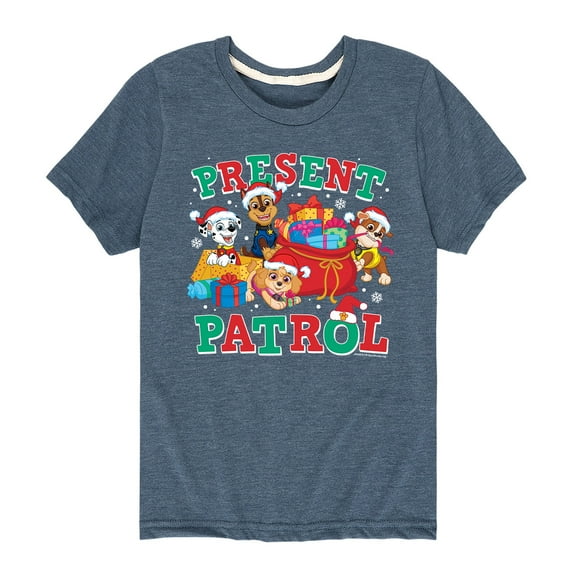 Paw Patrol - Present Patrol - Toddler And Youth Short Sleeve Graphic T-Shirt