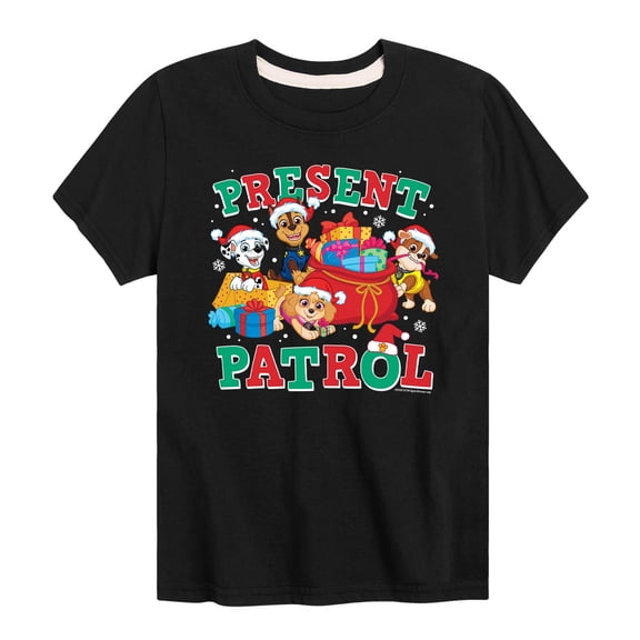 Paw Patrol - Present Patrol - Toddler And Youth Short Sleeve Graphic T-Shirt
