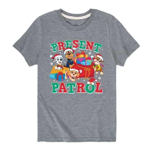 Paw Patrol - Present Patrol - Toddler And Youth Short Sleeve Graphic T-Shirt