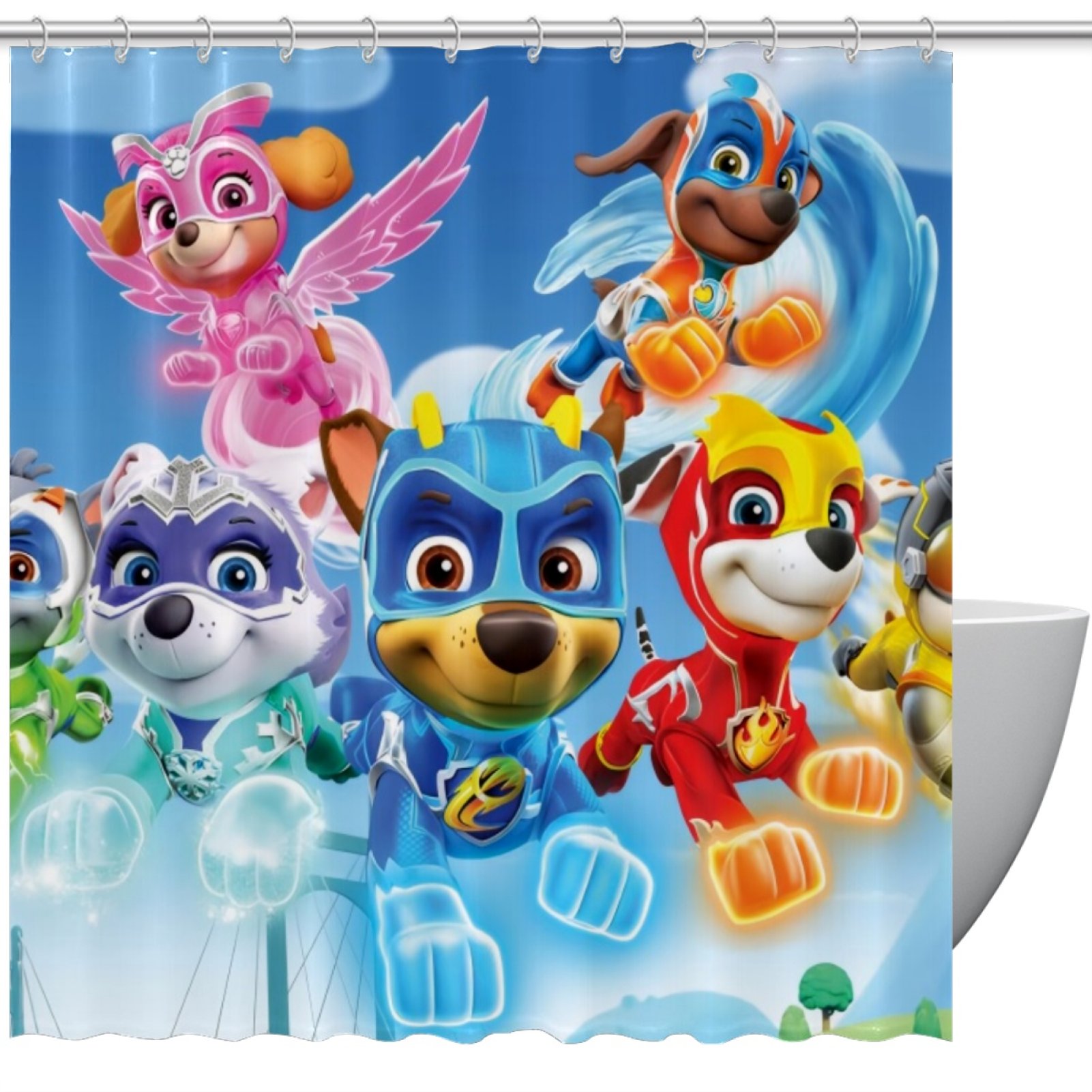 Paw Patrol Shower Curtain