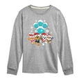 thumbnail image 1 of Paw Patrol - Pup Group Snowy Pawprint - Toddler And Youth Long Sleeve Graphic T-Shirt, 1 of 6