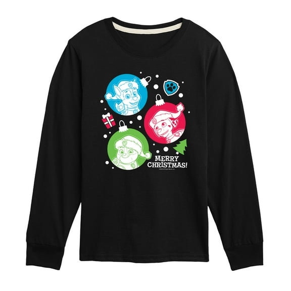 Paw Patrol - Pup Ornaments - Toddler And Youth Long Sleeve Graphic T-Shirt