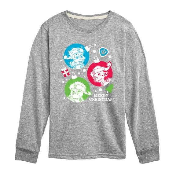 Paw Patrol - Pup Ornaments - Toddler And Youth Long Sleeve Graphic T-Shirt